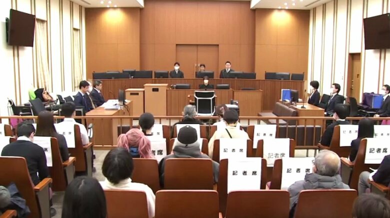 和歌山地裁の法廷 2月10日
