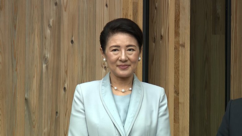 「日本館」を視察される雅子さま（2025年4月11日）