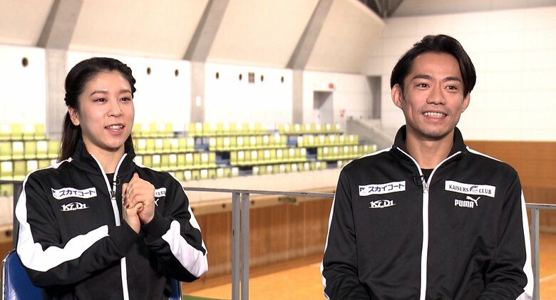 全日本後、インタビューに応じてくれた2人