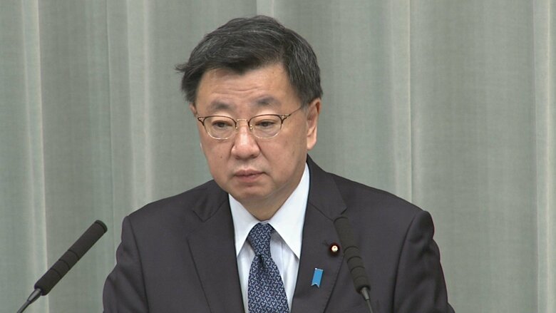冬の「節電要請」を呼びかける松野官房長官（2022年12月1日）