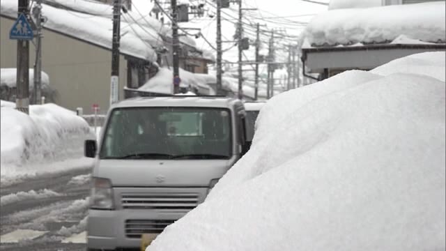【大雪情報】8日は平地でも大雪に…山沿いで最大80cm、平地でも60cmの降雪予想　交通の乱れに警戒を