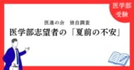 【独自調査】医学部志望者の「夏前の不安」実態調査