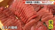 「お客さんはラッキー」“海のダイヤ”クロマグロの卸売価格が3割安？食べ放題ランチにも登場「黒潮大蛇行」収束の兆しで漁獲量は変わるのか？