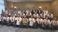 粘り強い野球でベスト８目指す　夏の甲子園に３年連続出場・岡山学芸館高校が伊原木知事を表敬訪問【岡山】