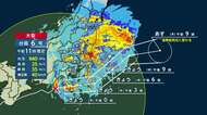 【台風6号】関東に最接近へ　東京・横浜で6月観測史上1位の雨量　千葉や茨城でも激しい雨　雨雲が東に抜けても暴風に警戒