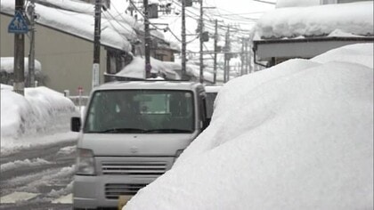 【大雪情報】8日は平地でも大雪に…山沿いで最大80cm、平地でも60cmの降雪予想　交通の乱れに警戒を