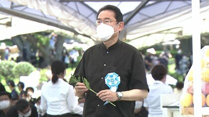 【速報】沖縄慰霊の日 岸田首相「復帰50年 今なお課題」 追悼式3年ぶり出席