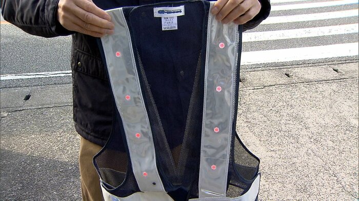 今後 ごみ当番が着用する反射材ベスト