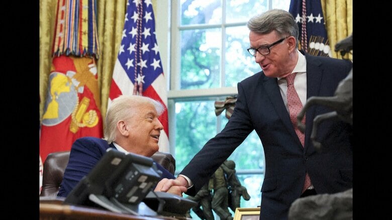 イギリスの駐米大使、エプスタイン氏との親密関係で解任｜FNNプライムオンライン