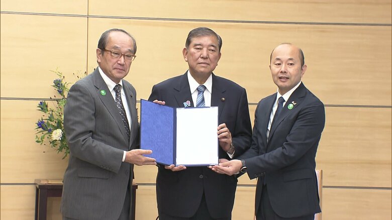 石破首相に核兵器禁止条約への取り組み要請　長崎・広島市長が求めるも具体的な発言なし｜FNNプライムオンライン