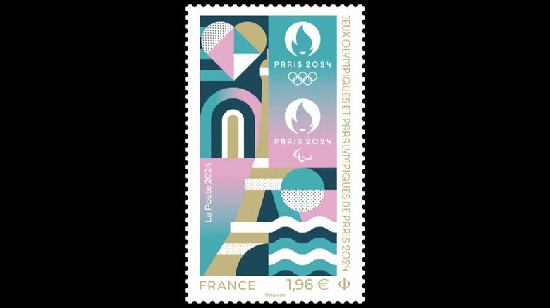 2024年パリオリンピック・パラリンピックの公式記念切手が公開　4月5日に発売｜FNNプライムオンライン