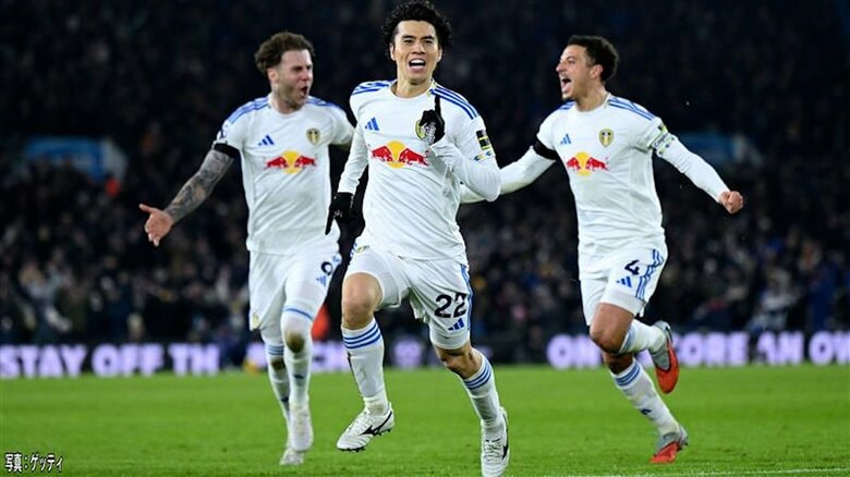 田中碧プレミアリーグ初ゴール！強豪チェルシー相手に強烈ミドル“無回転”弾　4連敗中のチーム救う一撃｜FNNプライムオンライン