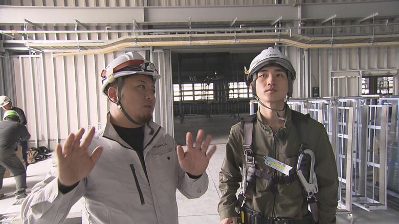 約3年前に“採用数ゼロ”で一念発起…建設業界のイメージ打破図る老舗企業 変化アピールし「全体の盛り上げを」｜FNNプライムオンライン