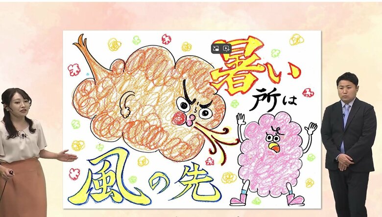 内陸よりも沿岸部が暑い「イレギュラー」な天気　その理由は「風」にあった　気象予報士が解説｜FNNプライムオンライン