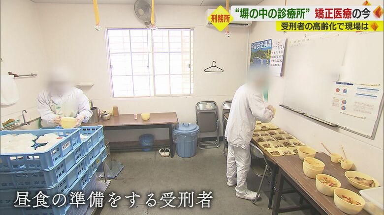調理も受刑者が行う