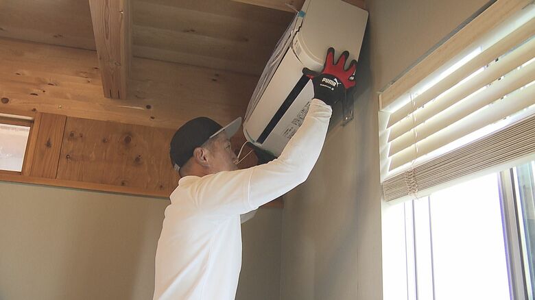 業者によるエアコンの設置