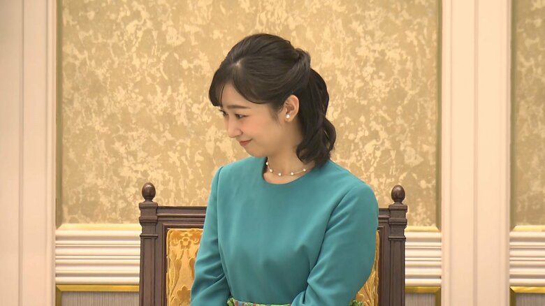 小室眞子さんから引き継いだ式典に眞子さんから引き継いだ衣装でご出席