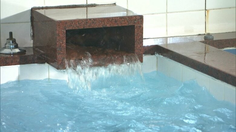 しきじの水風呂は”奇跡の水”