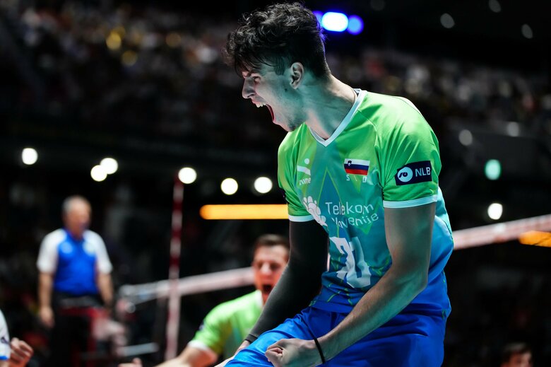 スロベニアにとっても大一番（写真：©️FIVB）