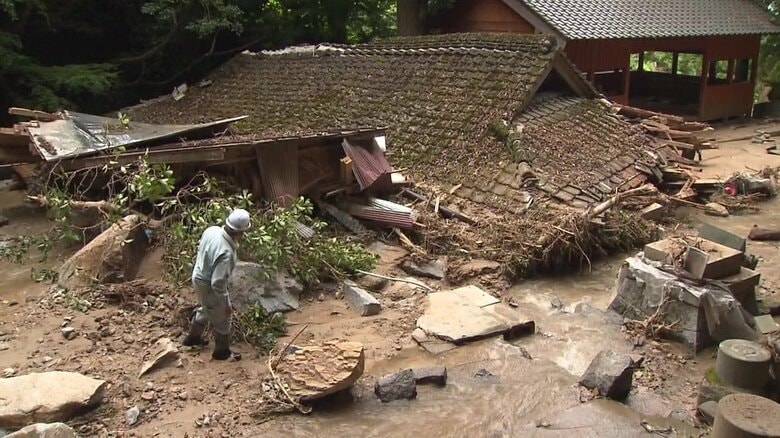 土砂崩れから5日後に被害を目の当たりにした筒井区長