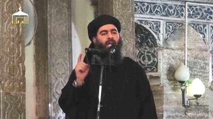 「イスラム国」初代指導者バグダディ容疑者とみられる画像