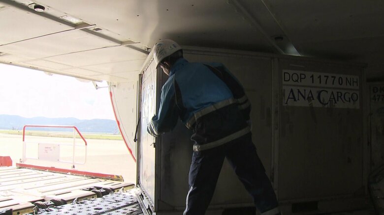 全体の重量バランスを考慮してコンテナを配置