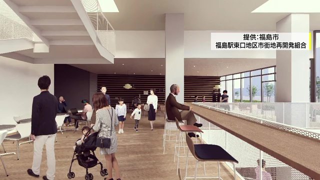 2階は居間　読書や勉強などができるスペースに