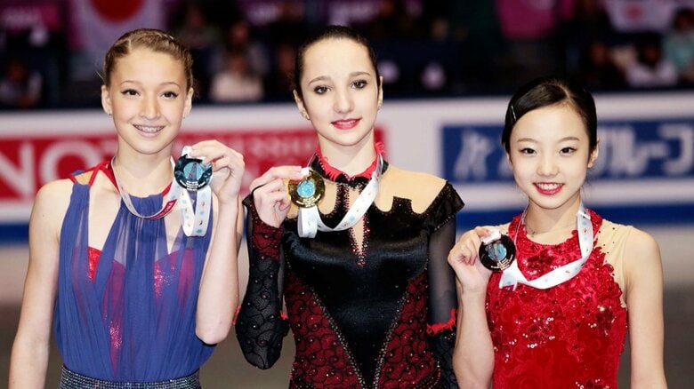 初進出したJGPファイナルで銅メダルを獲得した本田真凜