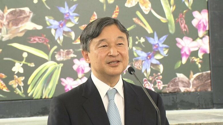 予定になかったスピーチを行われた陛下（6月19日）