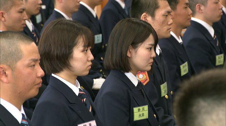 2023年度入校の女性消防士は10人