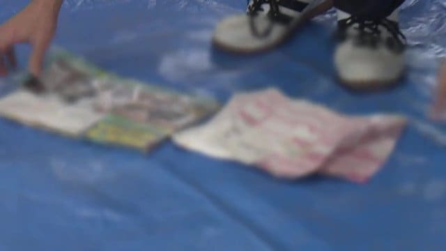 ゴミから出てきた配送表