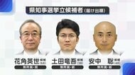 新潟県知事選挙が告示！現職・花角英世氏と新人・土田竜吾氏、安中聡氏の3人が立候補（午前9時現在）