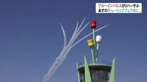 ブルーインパルスが飛行パフォーマンスのリハーサル 22日正午からとなみチューリップフェアで披露 富山