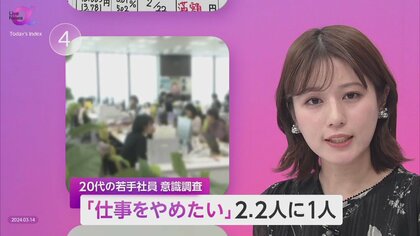 意識調査で「仕事を辞めたい」20代社員が4割超…「職場に迷惑を」感じる人も4割弱に　困難を受容する柔軟性と回復力が重要