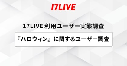 <「17LIVE(イチナナ)」利用ユーザー実態調査>2024年「17LIVEラボ」調査第3弾『ハロウィン』の動向を調査! 9割が「ハロウィンに外出をしない」と回答!イエナカハロウィンの傾向が色濃く