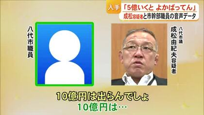 八代市庁舎めぐる汚職事件　逮捕前の市議の音声データで語られたことは【熊本】