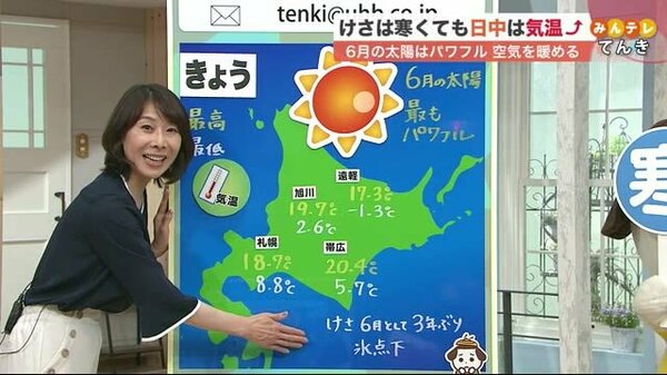 北海道の天気 6 1 火 6月なのに 3年ぶりに氷点下 日中はパワフル太陽で気温急上昇 世界開発通信社 Wdppジャパン