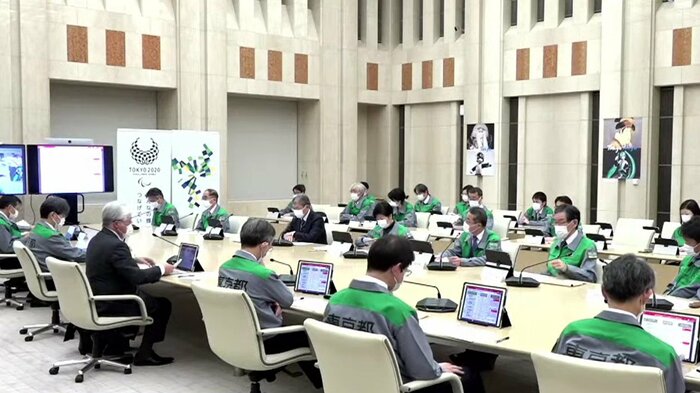 都のモニタリング会議 3月12日(東京都提供)