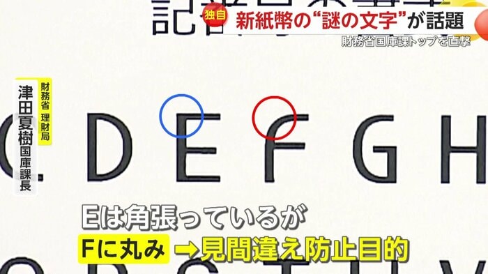 見間違え防止のために角が丸くなった「F」