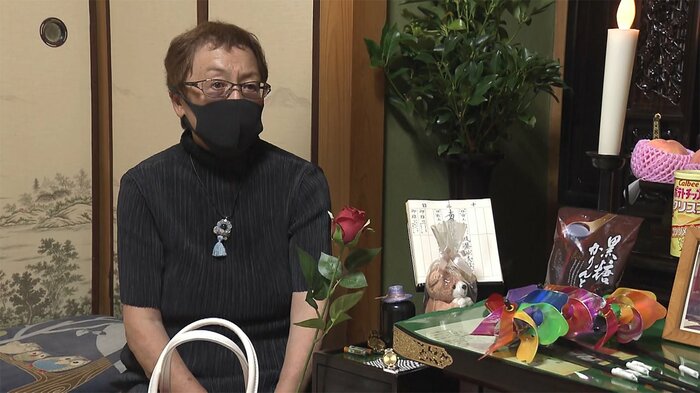 娘との思い出を振り返る清子さん