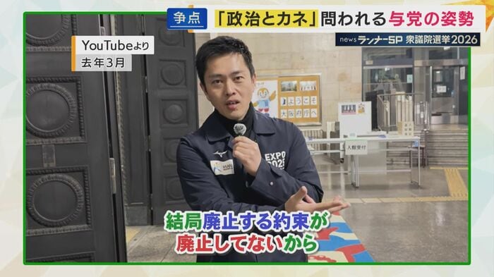 吉村代表のYouTubeより