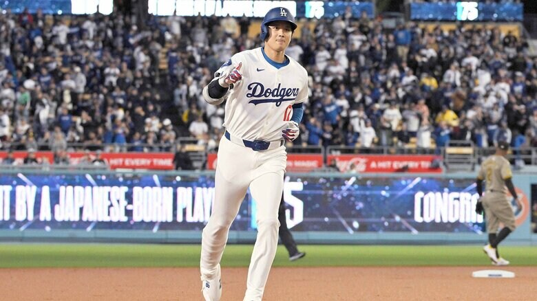 大谷翔平「日本の野球界にとっても大きい」MLB通算HR日本選手最多タイに　日米通算1000安打到達で“Wメモリアル”｜FNNプライムオンライン