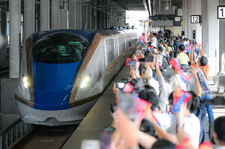 加賀温泉駅開業の様子（画像提供：加賀市）