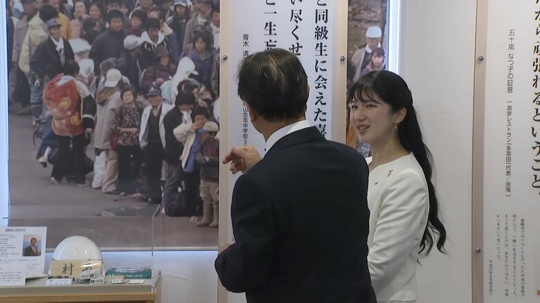 復興の歩みのパネルをご覧に　9月8日