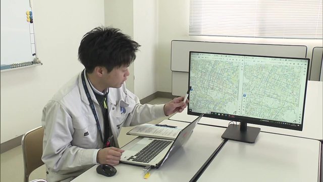 市内に張り巡らされた全長818キロメートルの水道管