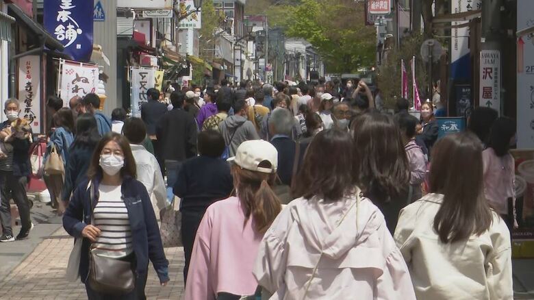 「旧軽銀座通り」（2023年7月）