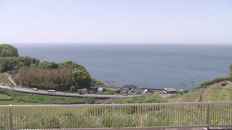 大村湾を見渡せるテラスが新設