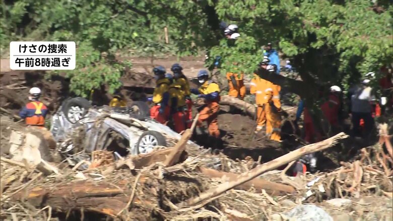 石川・輪島市での捜索の様子