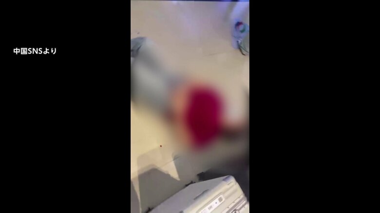 SNSにあげられた事件直後の映像