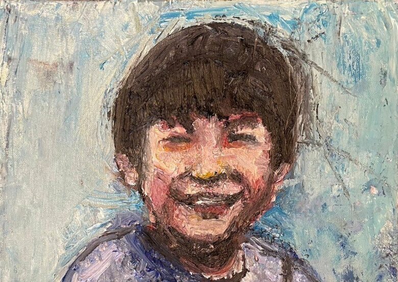 苦労したという目元（提供：櫻井京太郎さん）